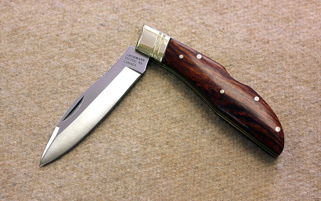 Grohmann Lock Blade Mini Russell Staghorn SS