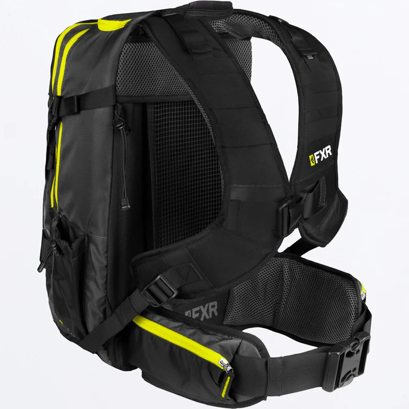 FXR Ride Pack Black and Char and Hi-Vis