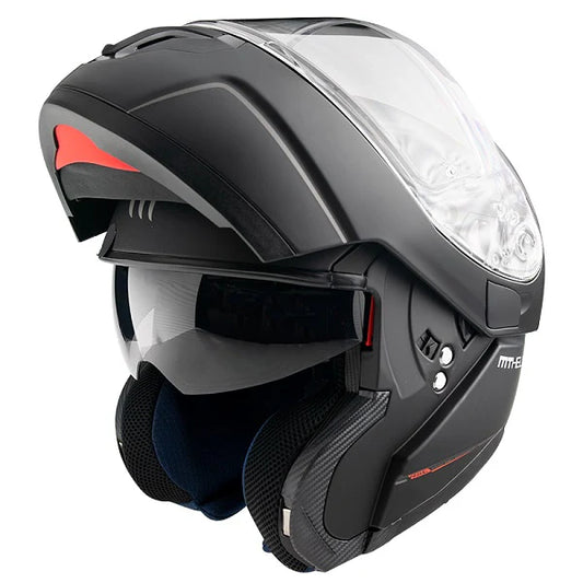 MT Helmets Atom Helmet SV Solid E/S Black 2XL
