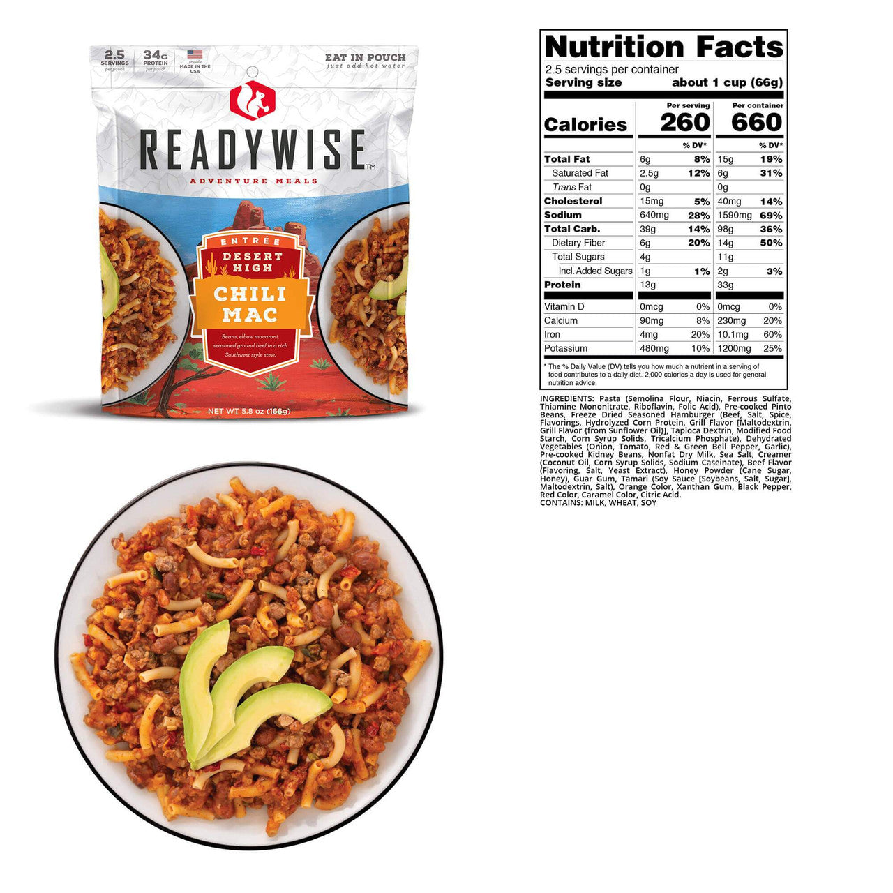 Ready Wise Chili Mac with Beef