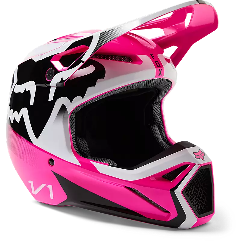 Fox V1 Leed Helmet Pink Size XL