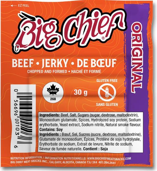 Big Chief 106 Original Beeg Jerky 30g