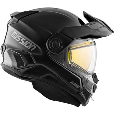 HELM MISSION AMS EDL SOLID BK M CKX