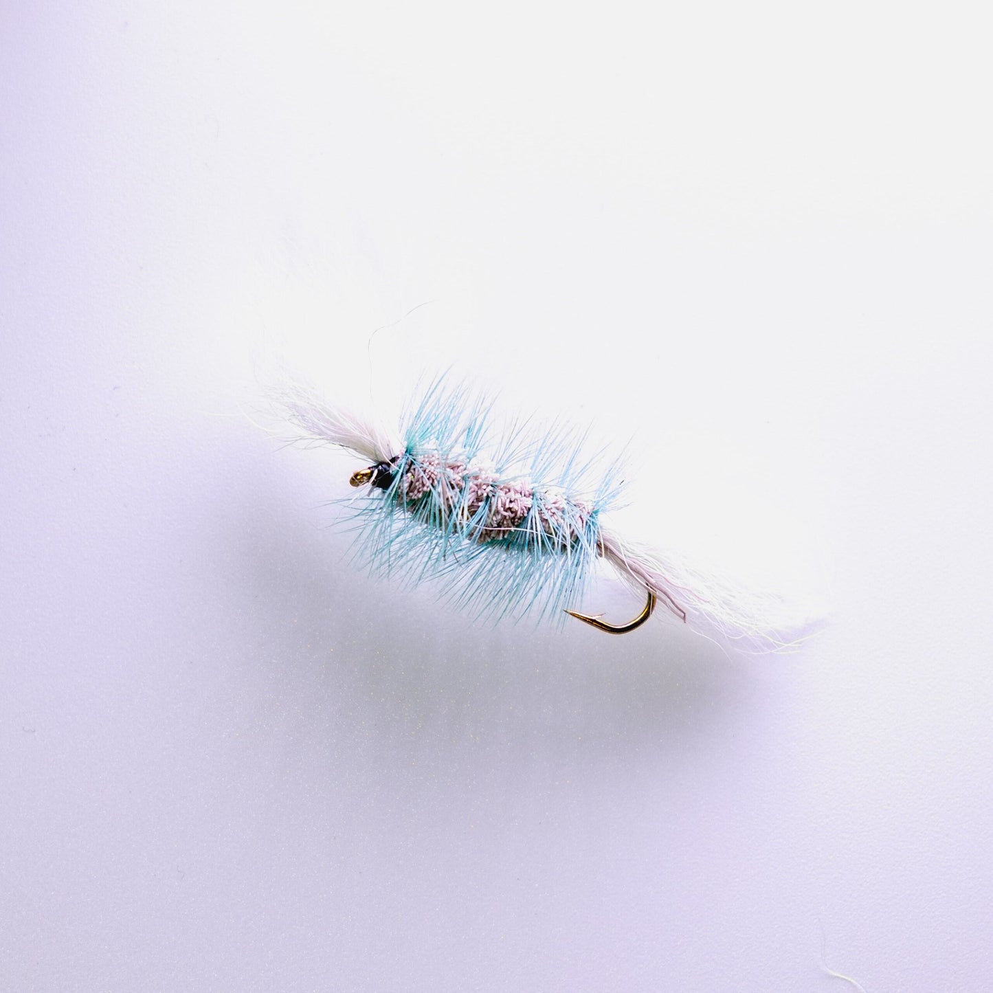 Dry Fly Gray Body Blue Hackle Bomber #6