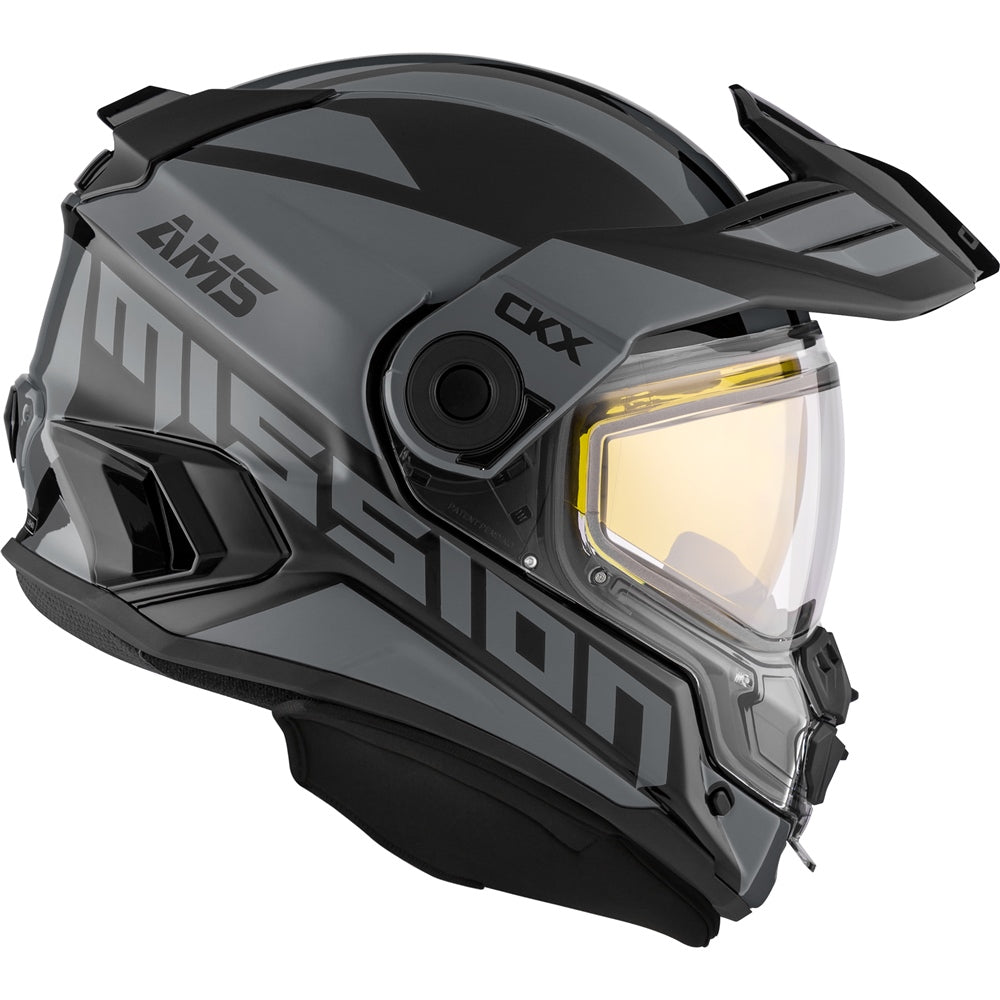 HELM MISSION AMS DL SOLID BK XL CKX