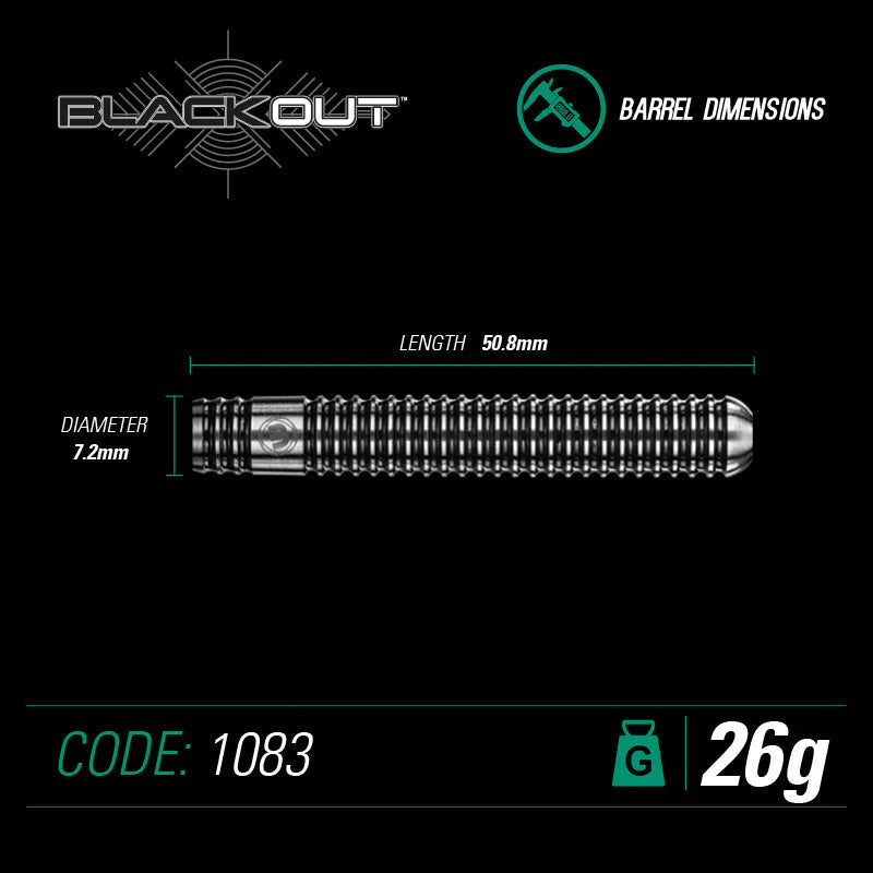 Winmau Blackout 1 Darts 26 g
