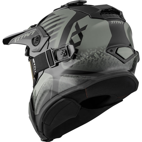 CKX Titan Original Helmet Avid Olive Night Glossy Size M
