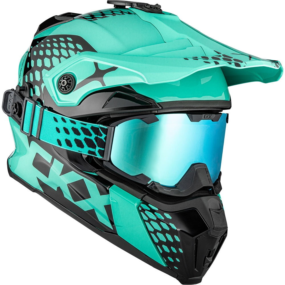 CKX Titan Original Helmet Viper Turquoise Size M