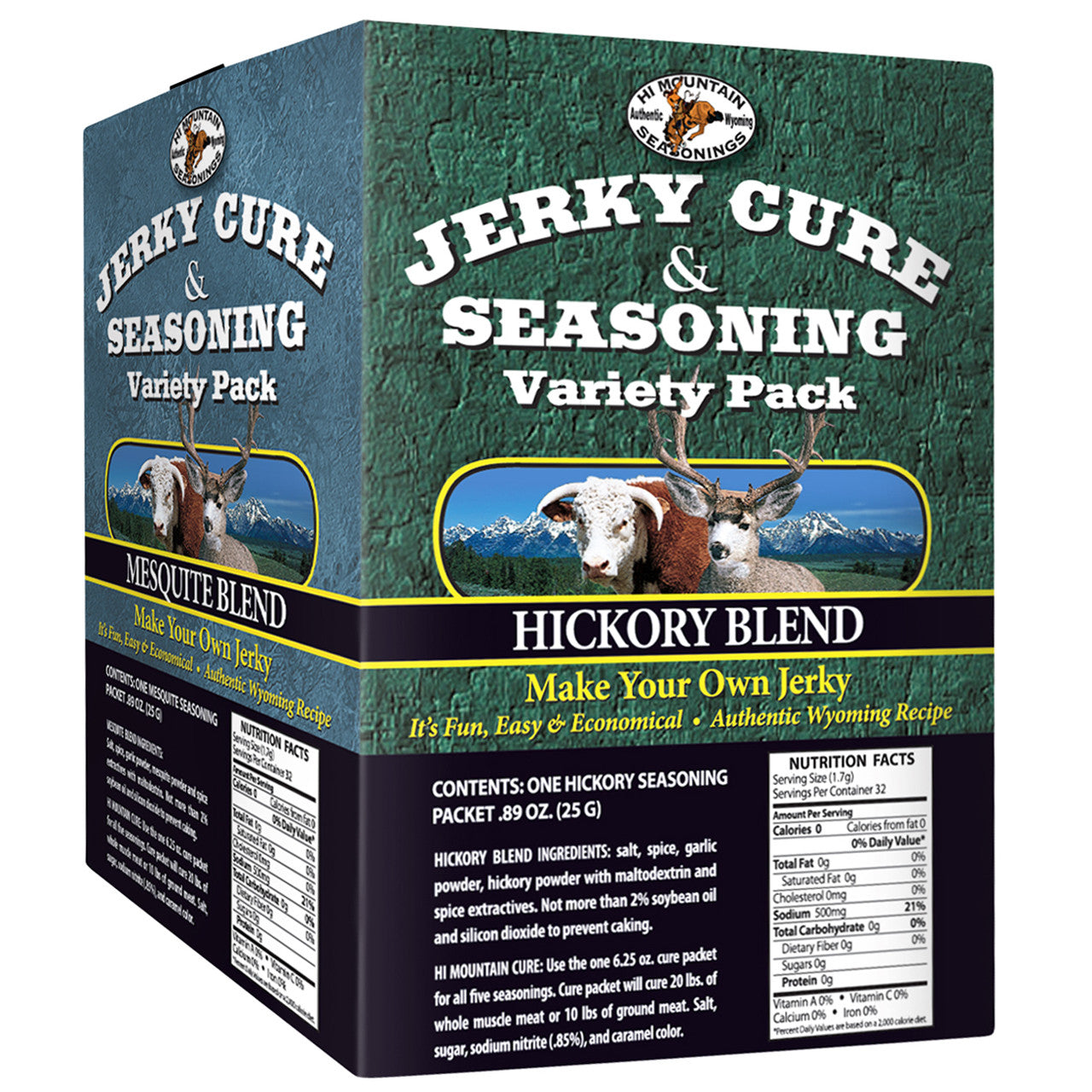 Hi Mountain Jerky Cure & Seasoning Variety Pack