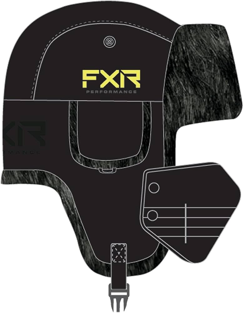 TRAPPER HAT L/XL BLACK/HI VIS