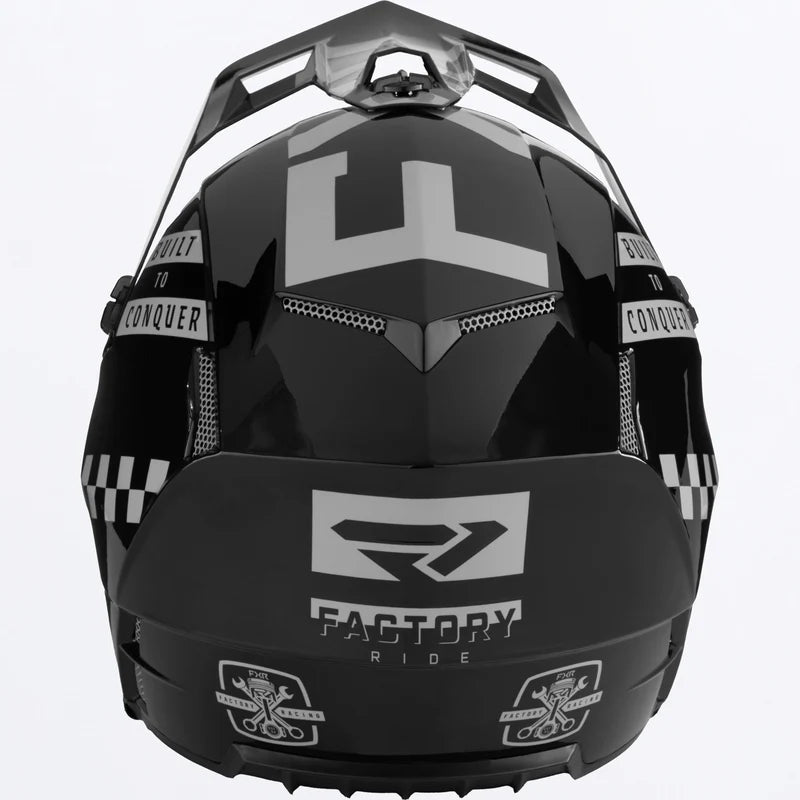 FXR Clutch Gladiator Helmet Chrome Size L