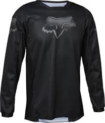 Fox Youth Blackout Jersey Black/Black XL