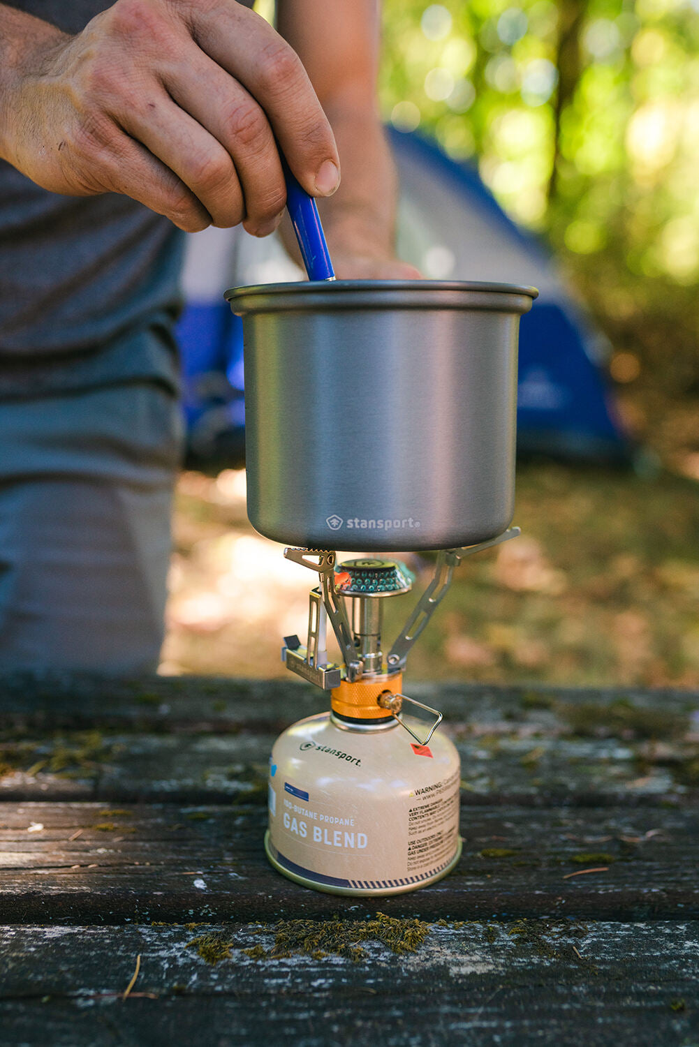 Stansport Portable Butane Stove With Fuel