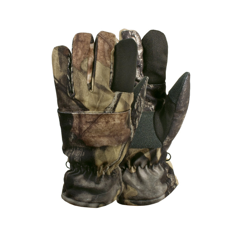 Backwoods Pure Camo Kids Finger Gloves Size L