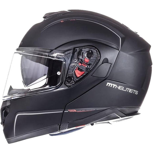 MT Helmets Atom Helmet SV Solid E/S Black XL