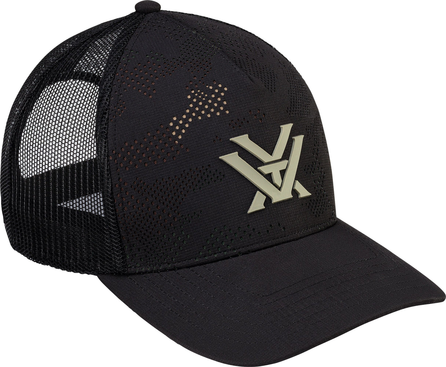 Vortex Black Through and through Camo Cap