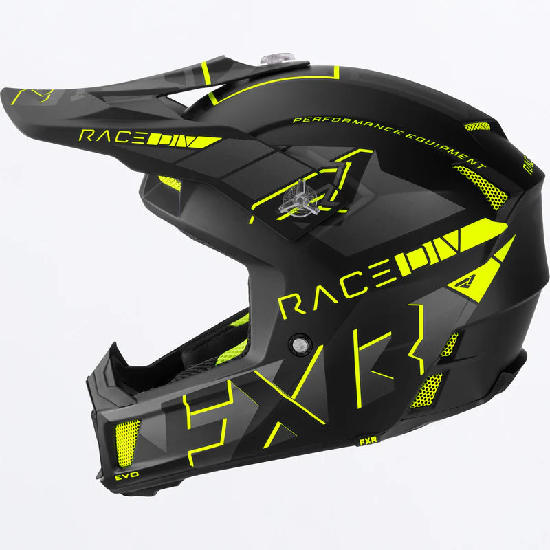 FXR Clutch Evo Helmet HiVis Size L