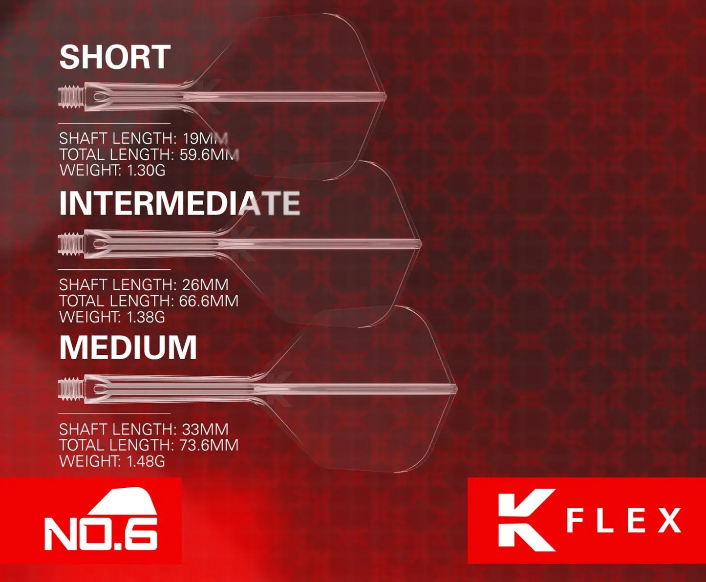 Target Darts K-Flex No. 6 Blue Intermediate