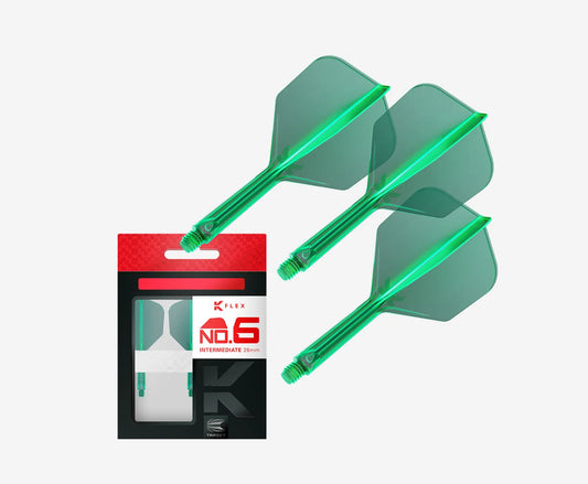 Target Darts K-Flex No. 6 Green Intermediate