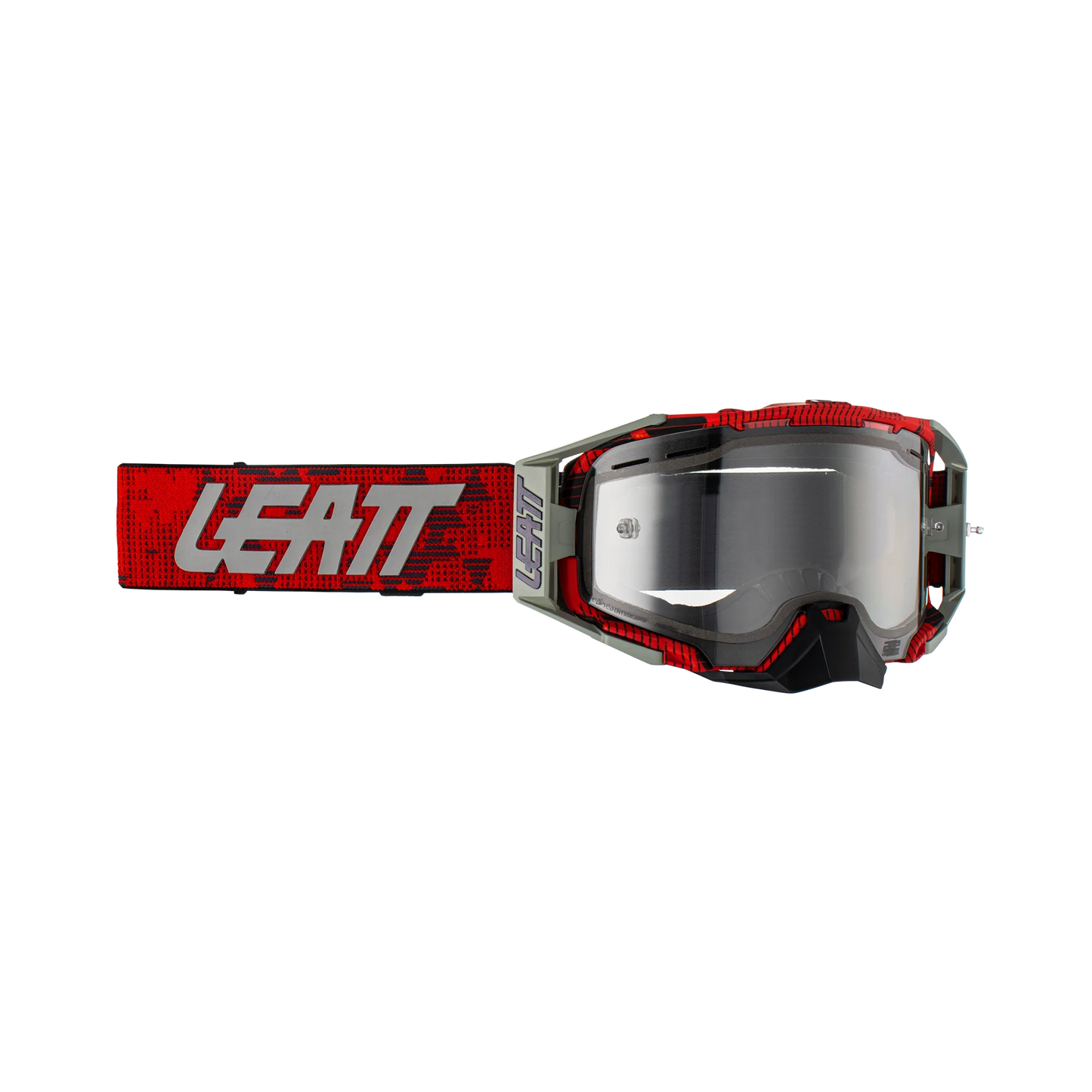 Motocross Goggle Velocity 6.5 Enduro Red Clear LEATT