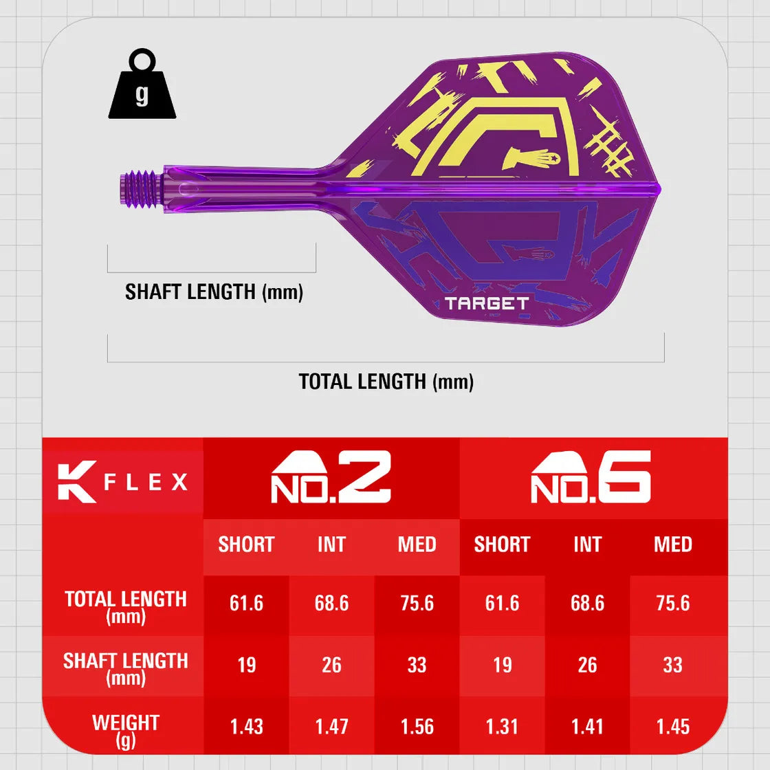 Target Darts K-Flex No. 6 Luke Littler World Champion Intermediate
