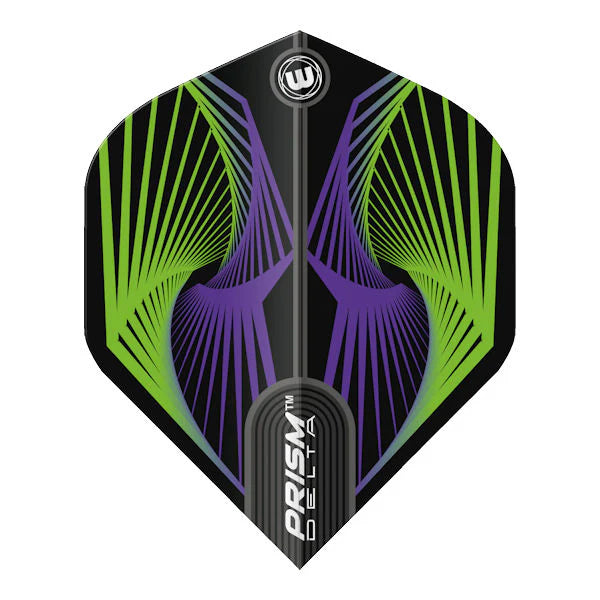 Winmau Prism Delta Flights Green and Purple