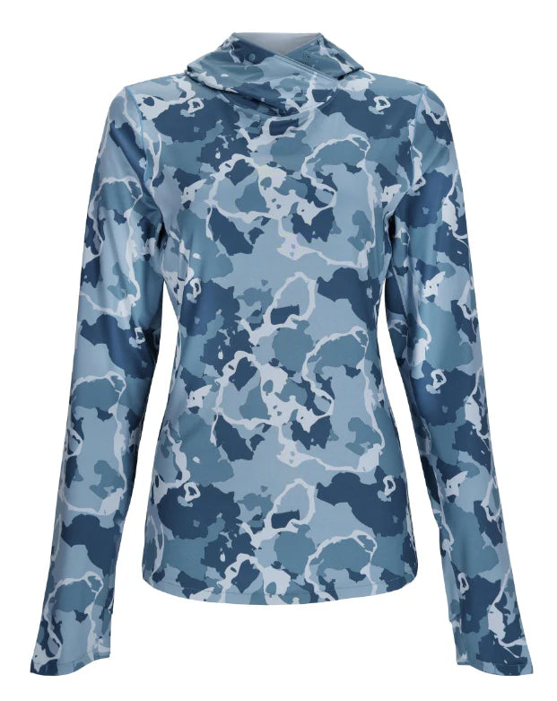 Simms Solarflex Hoody Womens Regiment Camo Neptune M