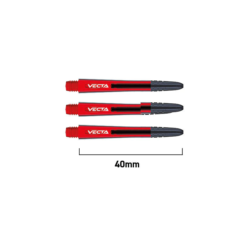 Winmau Vecta Dart Shafts Red Medium