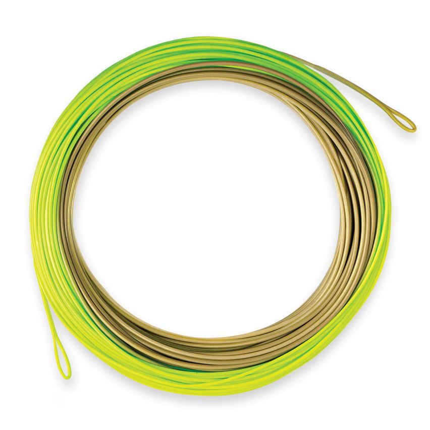 Airflo Superflo Ridge 2.0 Universal Taper Moss Olive/Chartreuse WF7
