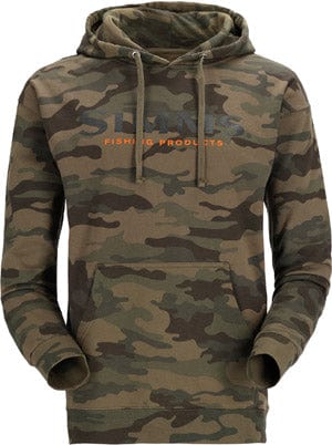 Simms Logo Hoody Mens Woodland Camo 2XL