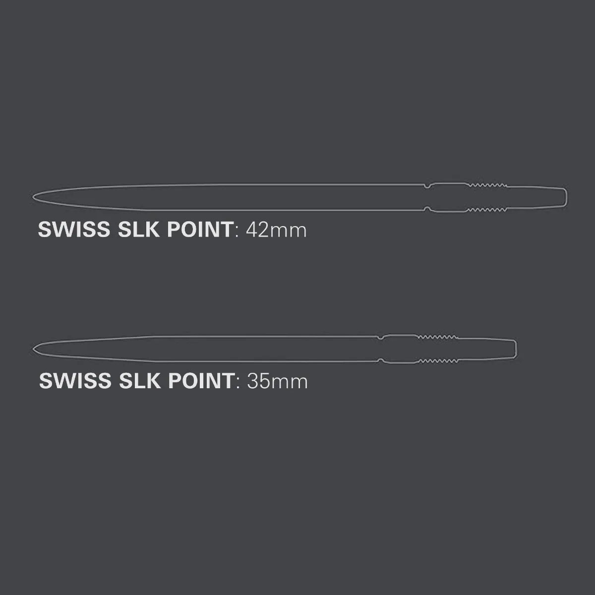 Target Darts Swiss SLK Points Silver 30 mm