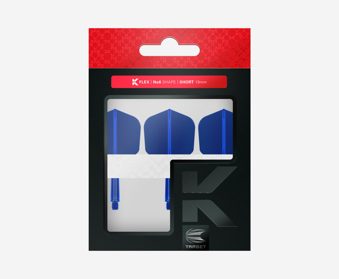 Target Darts K-Flex No. 6 Blue Short