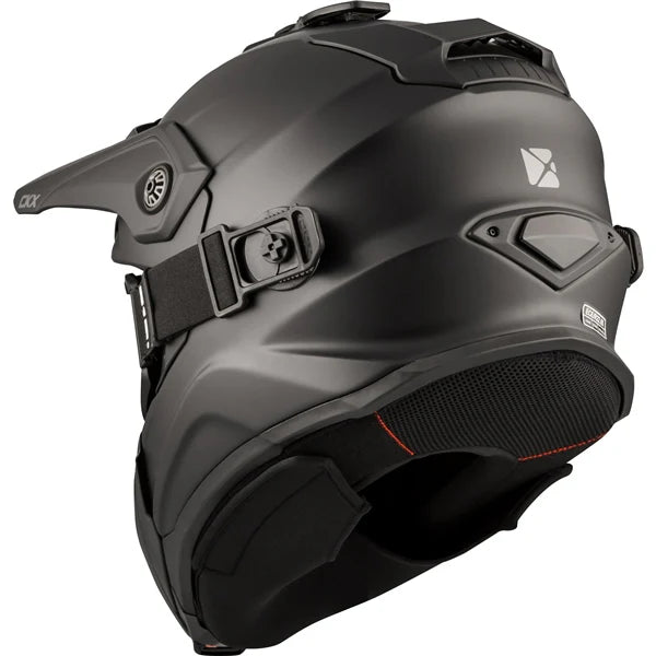 Helmet CKX Titan Original Dual Lens Solid Black Matte Size S