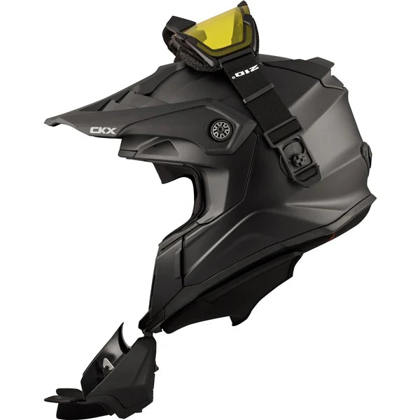 Helmet CKX Titan Original Dual Lens Solid Black Matte Size S