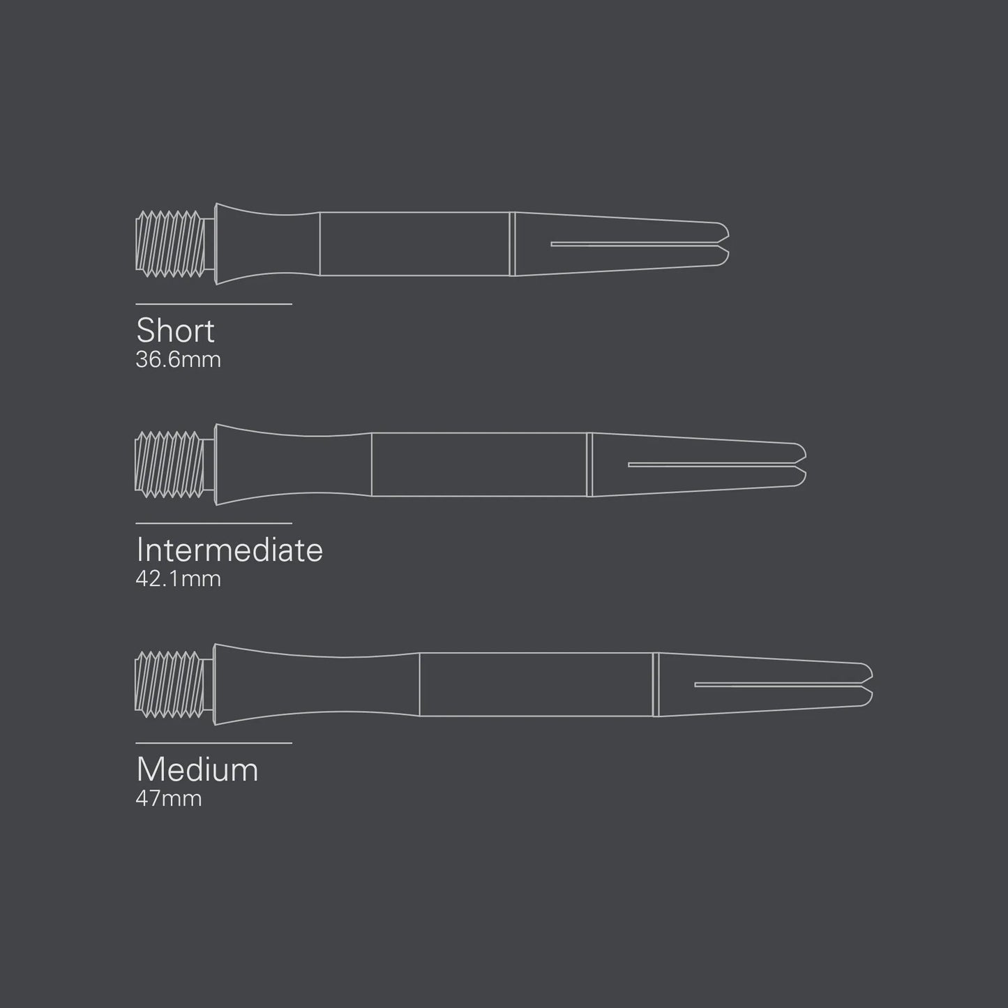Target Top Spin S-Line Shaft Black Medium