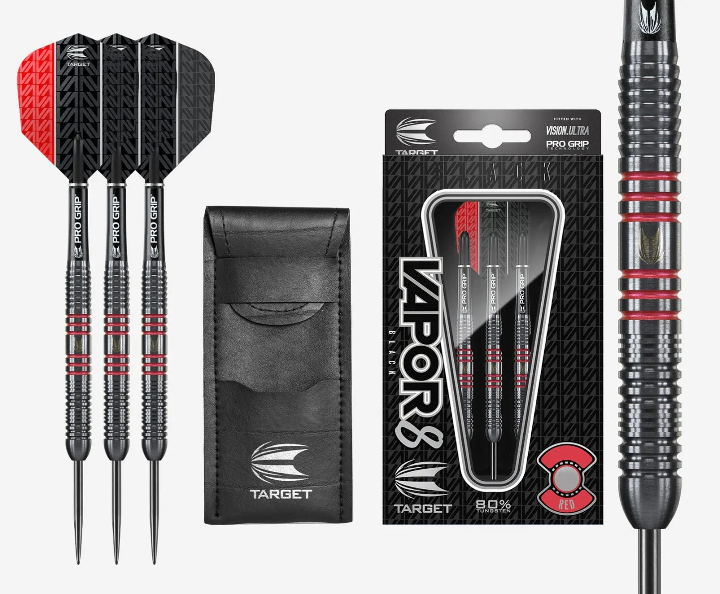 Target Darts Vapor8 Black and Red 25 g