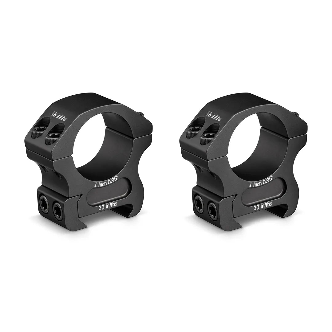 Vortex Pro Rifle Scope Rings, 1" Mid