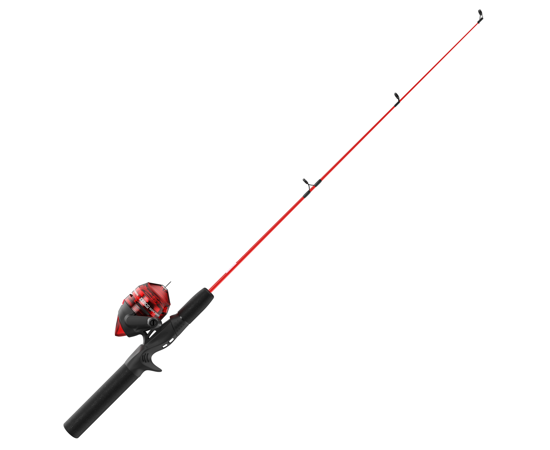 Zebco Dock Demon Spincast Combo Kids Red 30" 1pc