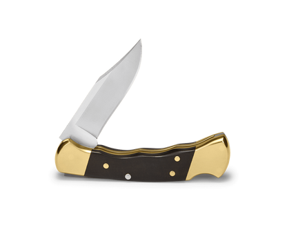 Buck 112 Ranger Knife with Leather Sheath Finger Grooved