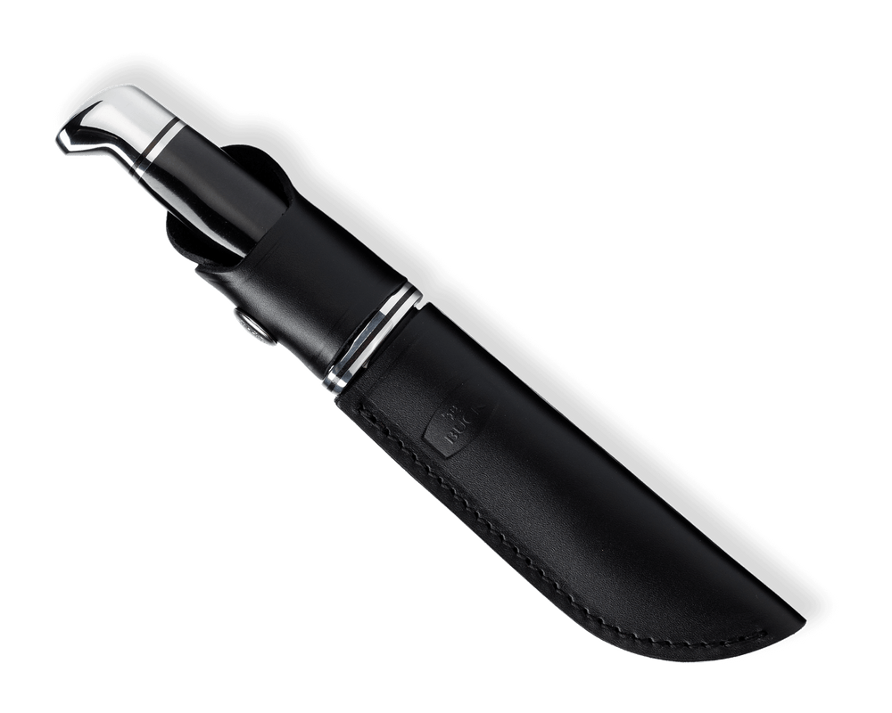 Buck 117 Brahma Knife with Sheath Black