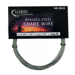 Backwoods Snare Wire Braided 20'