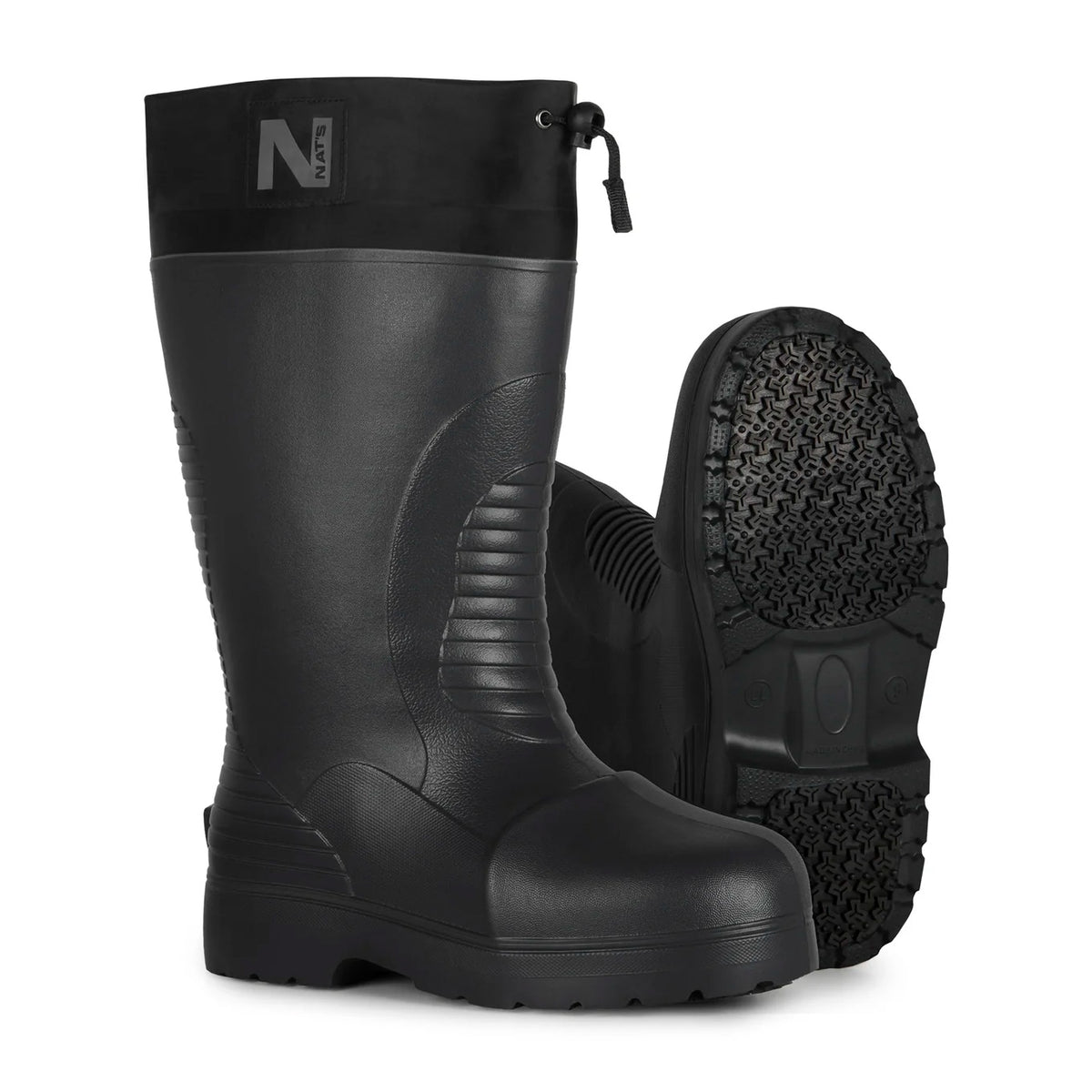 Nat's Men's Insulated Rain Boots with Rigid Tip
