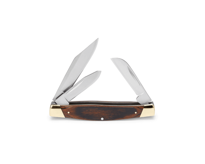 Buck 371 Stockman Knife Woodgrain
