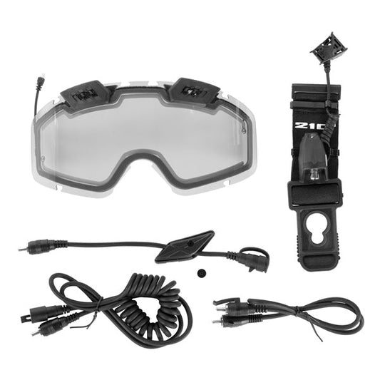 CKX Electric 210° Goggles Lens with Adjustable Ventilation & Accessories