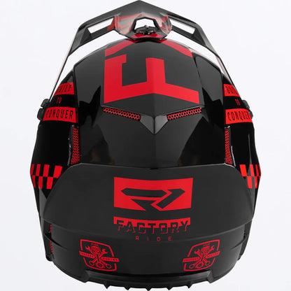 FXR Clutch Gladiator Helmet Nuke Red Size L