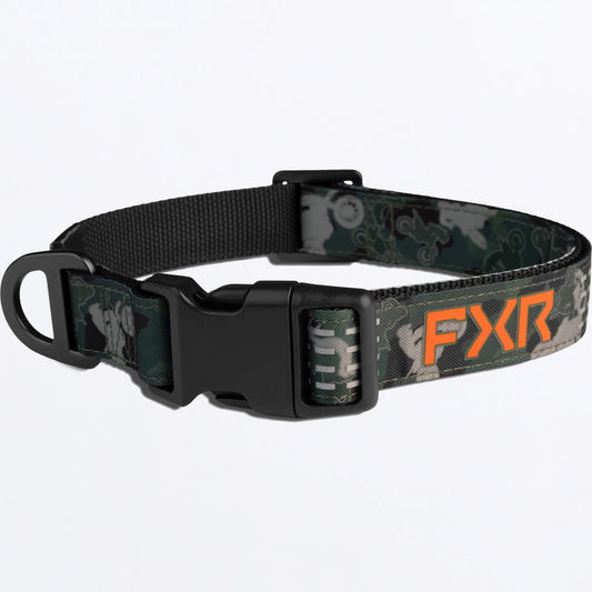 FXR Dog Collar Woodland and Bike Camo Size S