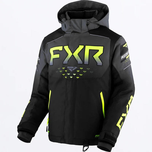 CH HELIUM JACKET BLACK/CHAR FADE/HIVIS SZ6