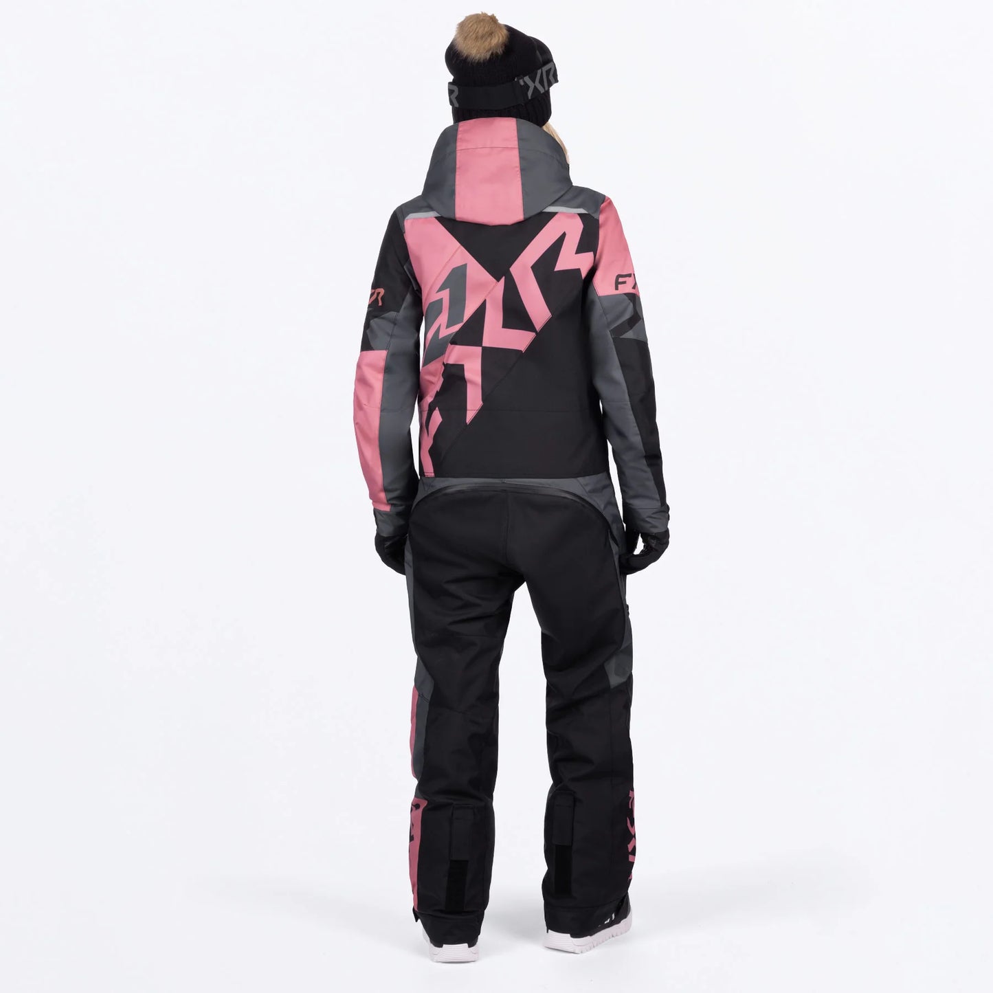 FXR Cold Cross CX F.A.S.T. Monosuit Women's Black and Rose Size 8