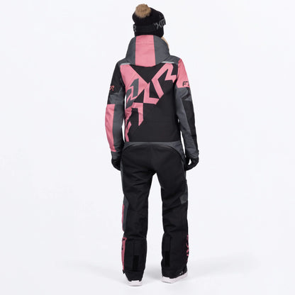 FXR Cold Cross CX F.A.S.T. Monosuit Women's Black and Rose Size 8