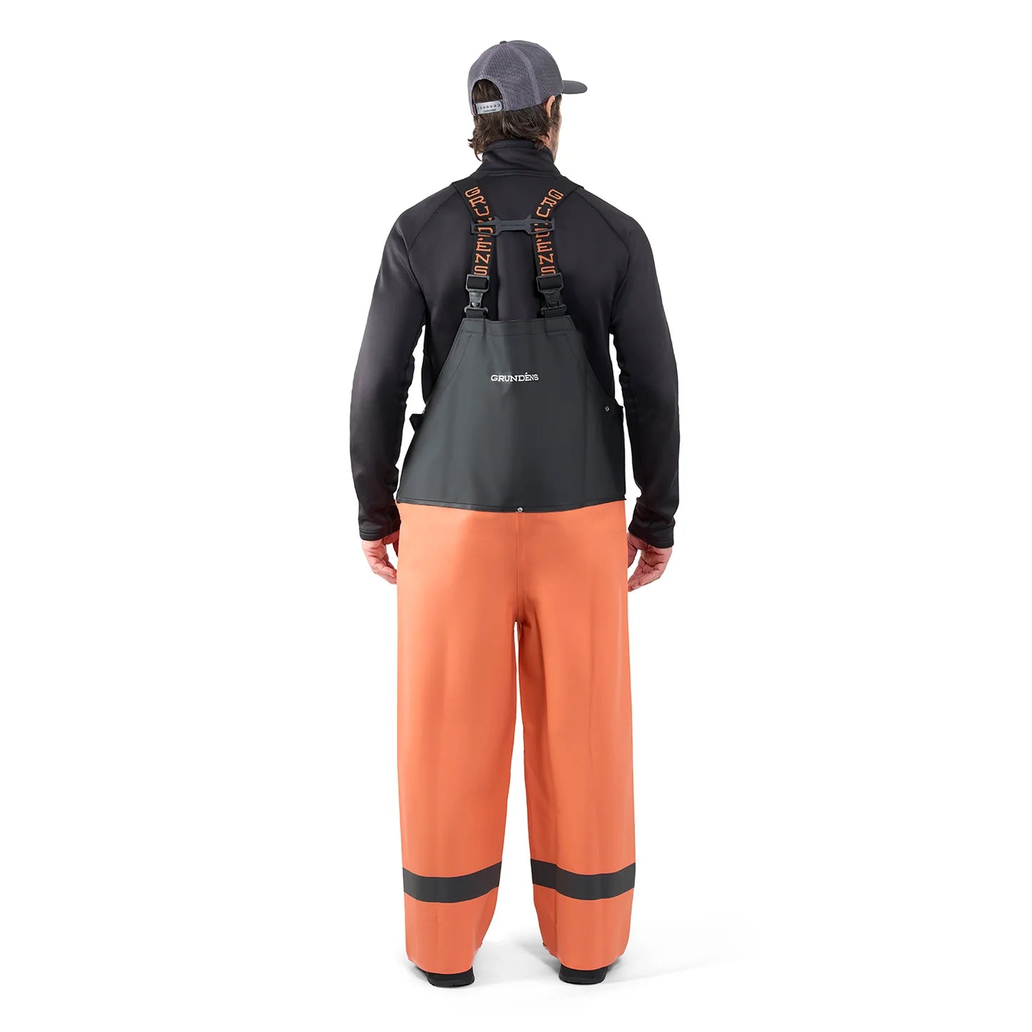 Grundens Balder Bib Orange Size 3XL